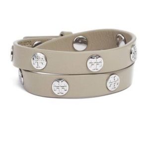 Tory Burch Double Wrap Logo Bracelet New